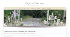 Desktop Screenshot of eaglenestsanctuary.com